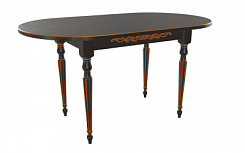 Стол Лофти-М 1500*900*765 (тон черный RAL9005 + патина золото) Стол Лофти-М 1500*900*765 (тон черный RAL9005 + патина золото)