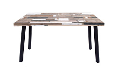 Стол Фостер М 1200*800*750 Ноги КС-60 /черный металл (комплект) (Белфаст 3812) Стол Фостер М 1200*800*750 Ноги КС-60 /черный металл (комплект) (Белфаст 3812)