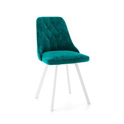 Стул Роза (Каркас белый №81 тк. коллекции Nella океан 088) Стул Роза (Каркас белый №81 тк. коллекции Nella океан 088)