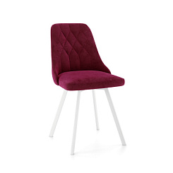 Стул Роза (Каркас белый №81 тк. коллекции Nella бордо 200) Стул Роза (Каркас белый №81 тк. коллекции Nella бордо 200)