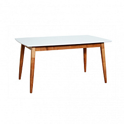 Стол Самурай-3 1600(2100)*1000*750 эмаль (Айс (Белая эмаль /Орех)) Стол Самурай-3 1600(2100)*1000*750 эмаль (Айс (Белая эмаль /Орех))