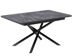 Стол DK1200 черный/керамика мрамор черный Стол DK1200 черный/керамика мрамор черный