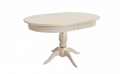 Стол Визард 1200*840*765 (тон слон.кость RAL1013 + патина золото) Стол Визард 1200*840*765 (тон слон.кость RAL1013 + патина золото)