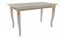 Стол Роял 1400*800*765 (тон серый RAL7038 + патина золото) Стол Роял 1400*800*765 (тон серый RAL7038 + патина золото)