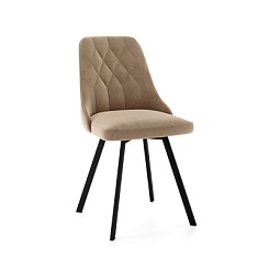 Стул Роза (Каркас черный №81 тк. коллекции Nella бежевый 114) Стул Роза (Каркас черный №81 тк. коллекции Nella бежевый 114)