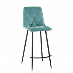 Стул барный Ричи велюр металлокаркас (каркас Барный черный тк. Велюр тиффани) Стул барный Ричи велюр металлокаркас (каркас Барный черный тк. Велюр тиффани)