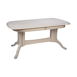 Стол Лира-3 1600(2050/2500)*900*785 (тон эмаль 3М с серебряной патиной) Стол Лира-3 1600(2050/2500)*900*785 (тон эмаль 3М с серебряной патиной)