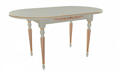 Стол Лофти-М 1500*900*765 (тон серый RAL7038 + патина золото) Стол Лофти-М 1500*900*765 (тон серый RAL7038 + патина золото)